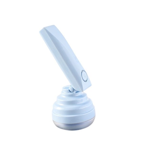 Aparat Pentru Curatat Scame, Par Si Praf, Flippy, Trimmer pentru Diferite Tipuri De Material, Cu Lame Din Otel Inoxidabil, Maner Flexibil, Incarcare Prin USB, 13×8 cm, Albastru