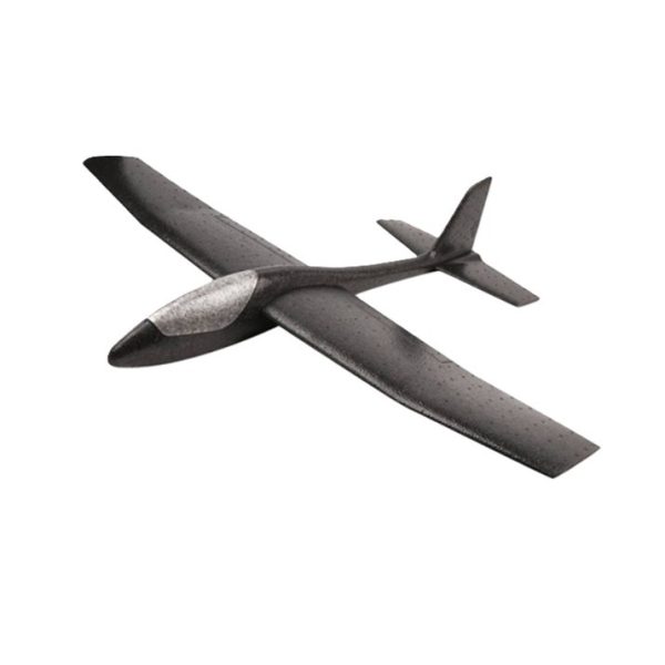 Avion Zburator, Flippy, Tip Planor, 83 cm Lungime, +3 Ani, din Polistiren, Aruncare 10 – 30 m, Negru