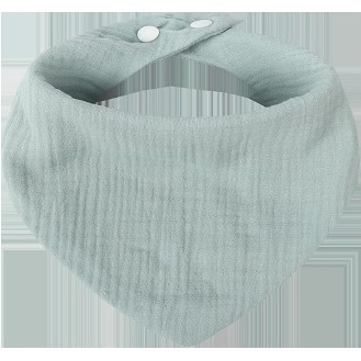 Baveta Triunghiulara, Flippy, din Bumbac, pentru Copii 0-12 Luni, 33×32 cm, Rezistenta la Apa, Albastru