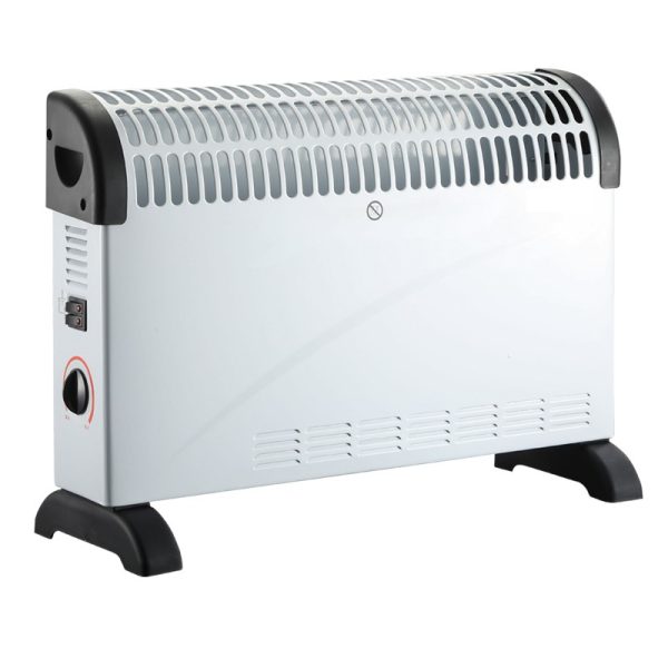Convector Electric Clasic, Flippy, 2000W, 3 Trepte de Putere, Termostat, 53×19.8×38 cm, Alb
