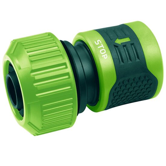 Cupla rapida, cu stop, bimaterial, 3/4″, Verto