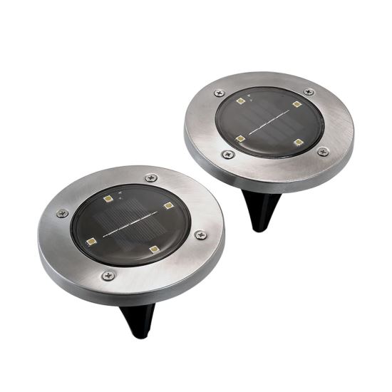 Lampa solara pentru gradina, LED, set 2 buc, 11.5×14 cm, Gruid