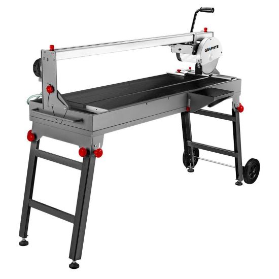 Masina de taiat gresie si faianta, electrica, 1200 W, 250×25.4 mm, 110 cm, Graphite