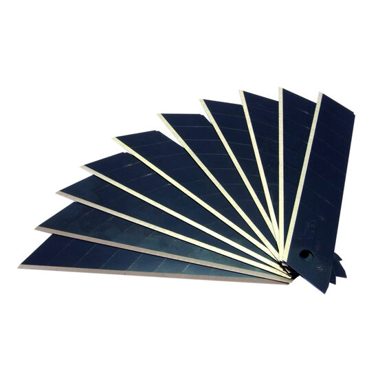 Lame rezerva, Cutter OLFA,  set 10 buc, 18 mm – EXTREM de ascutite – Excel Black