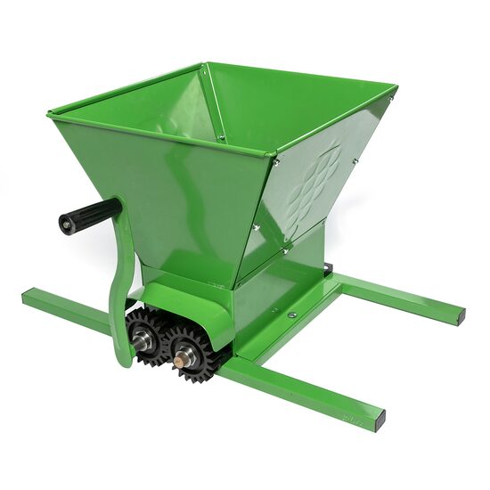 Zdrobitor manual pentru struguri, fructe, Micul Fermier, verde, 30 L, 350 kg/h